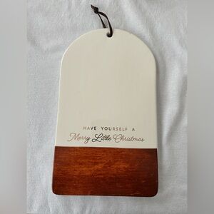 Ceramic Christmas Holiday platter/serving plate